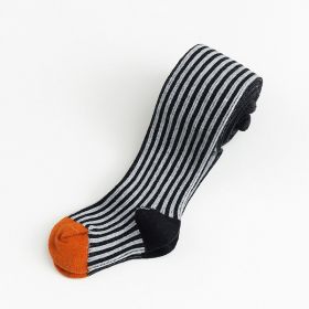 Bottom pantyhose (Option: Black vertical bar-M)