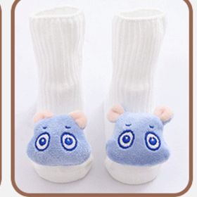 Baby socks (Option: White blue-M)